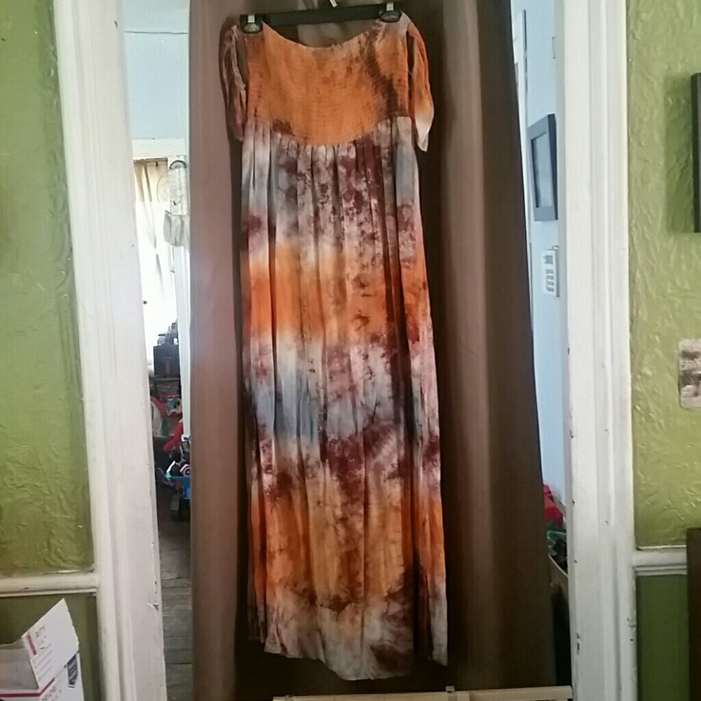 Entro tye dye maxi dress